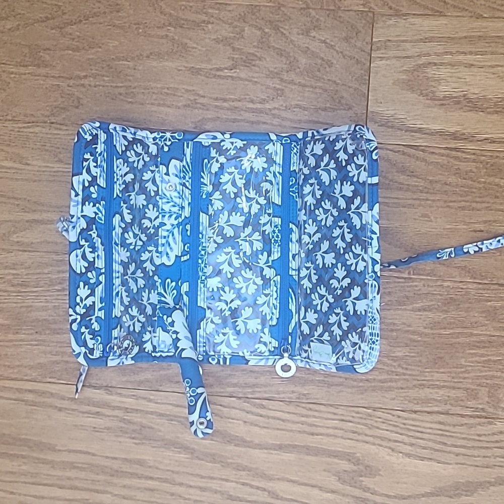 NWOT Vera Bradley Blue Lagoon jewelry roll - Picture 4 of 6